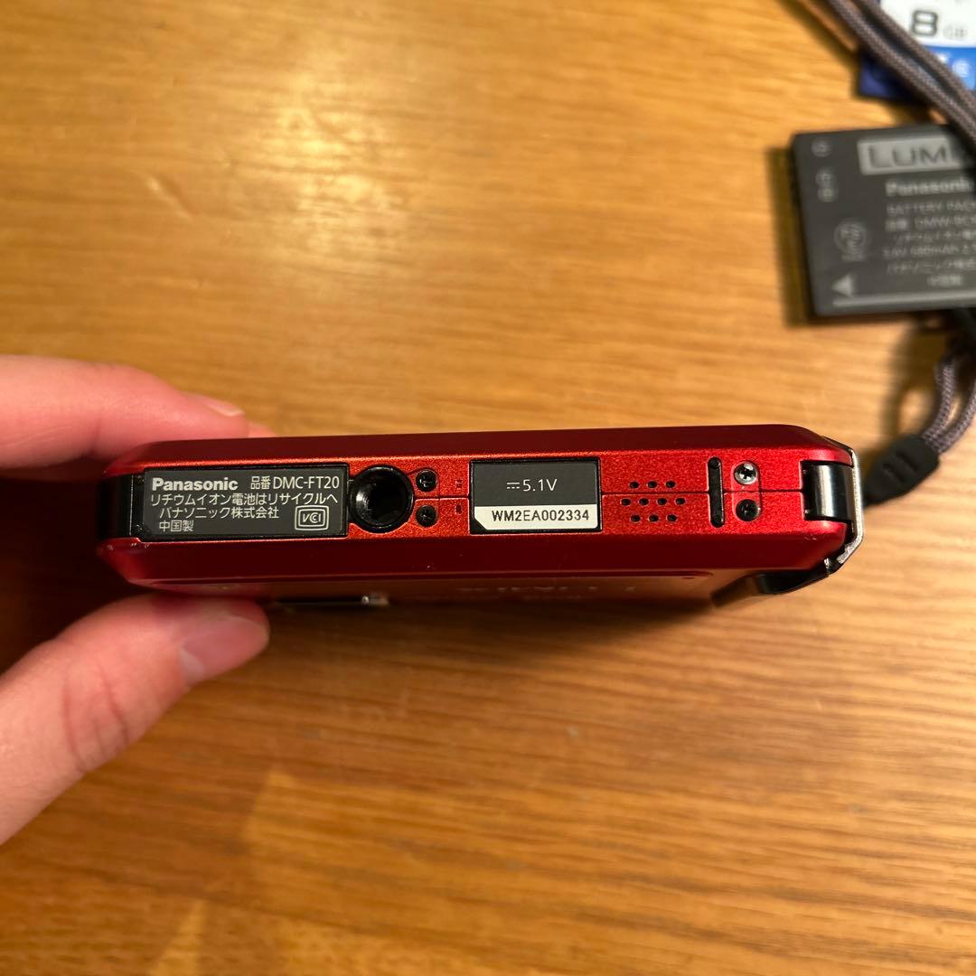 【動作確認済】パナソニック LUMIX DMC-FT20 防水　CDカード付き