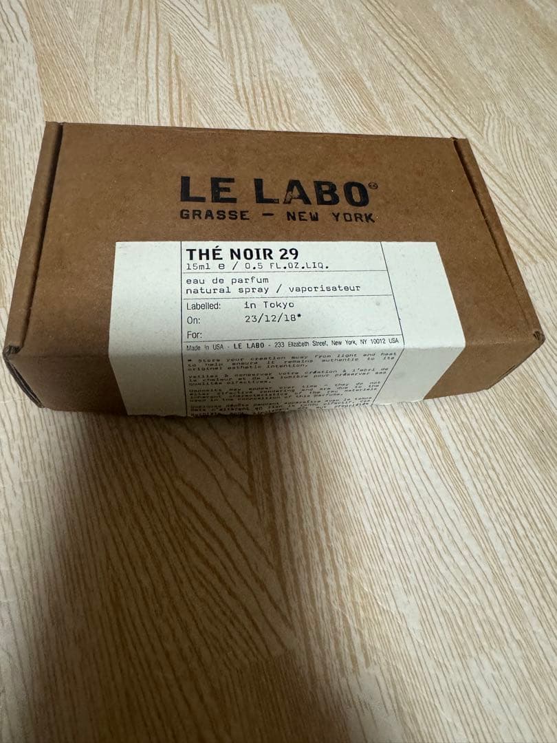 LE LABO THE NOIR 29 15ml オードパルファム