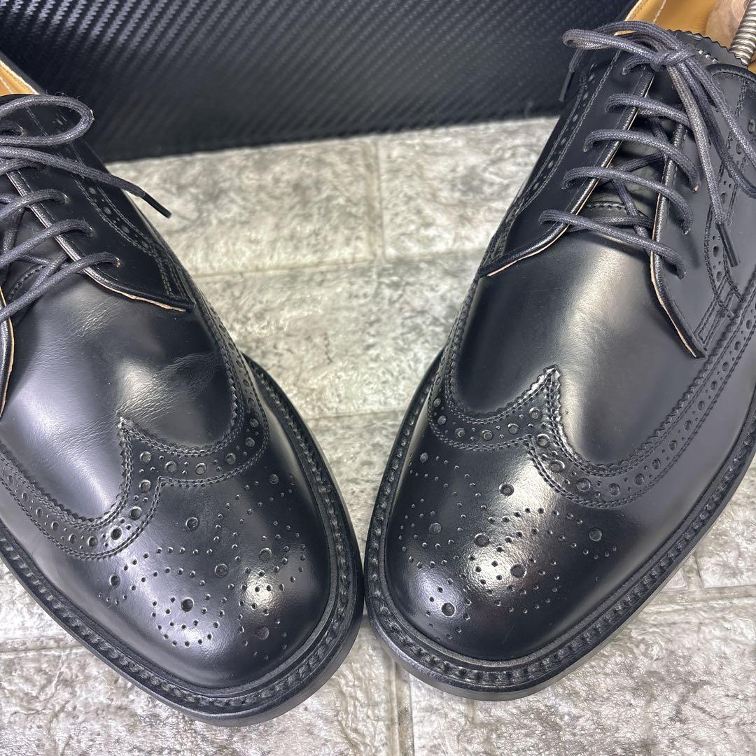 極美品✨️ REGAL ウイングチップ レザー 本革 メダリオン 25.5