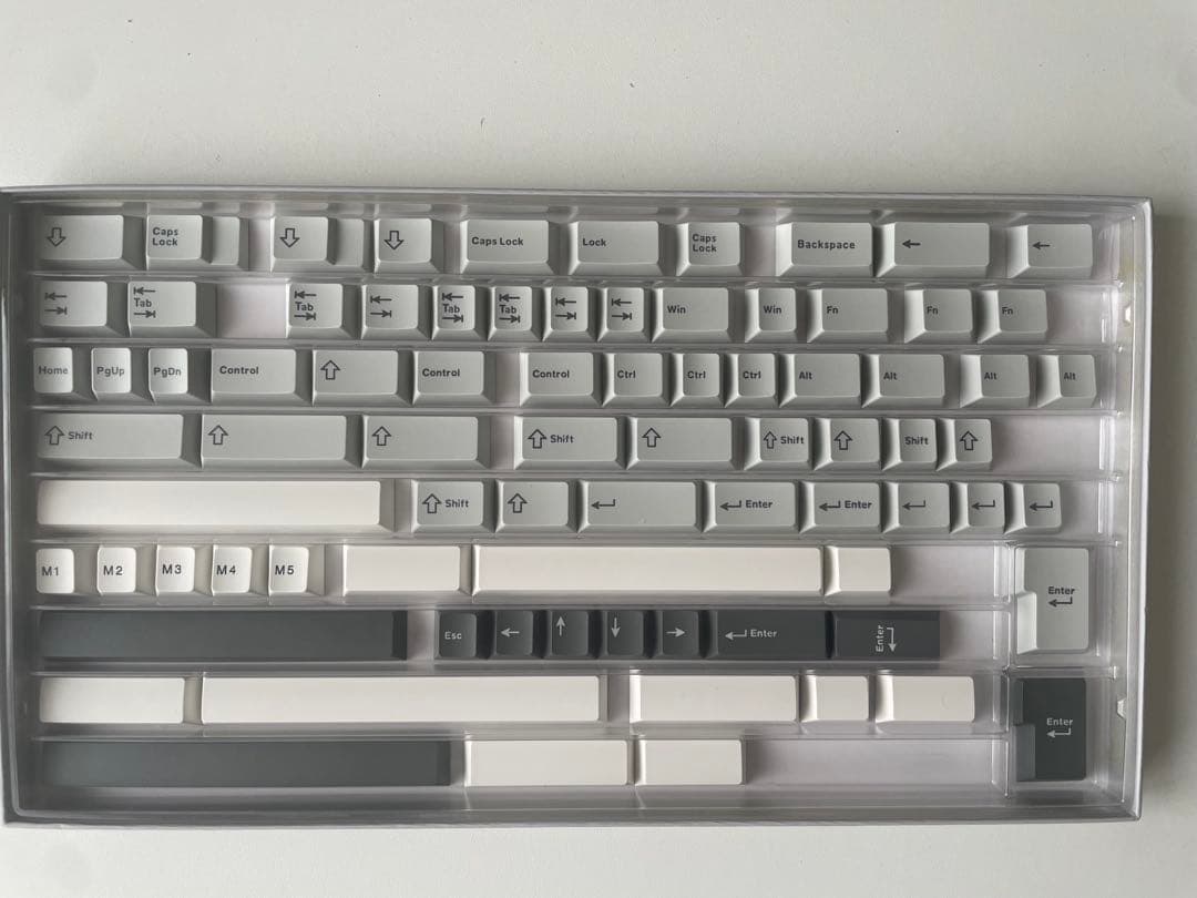 【美品】WS PBT GRAY SKIES キーキャップ
