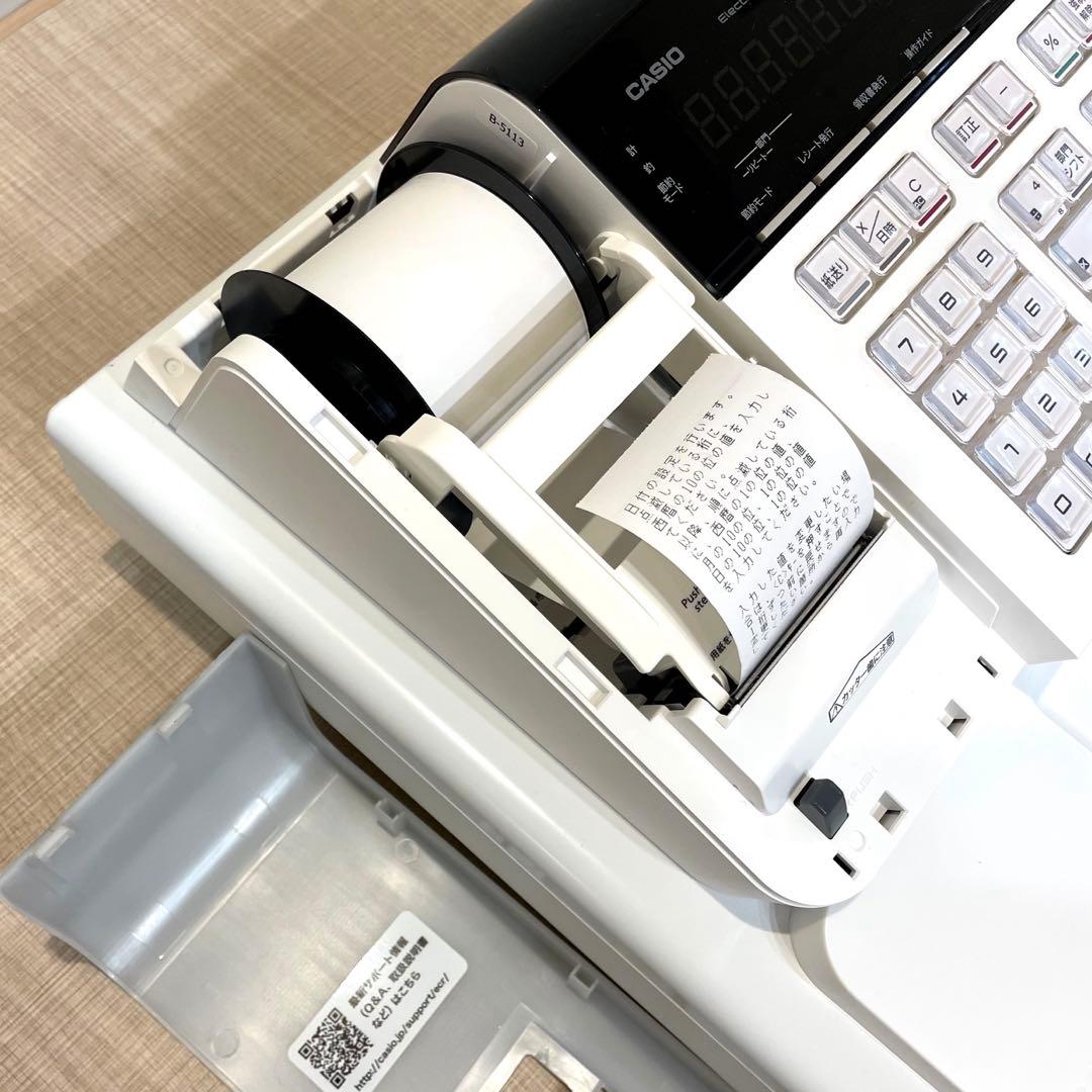 【極美品】CASIO カシオ 電子レジスター SE-S30-WE 説明書付き