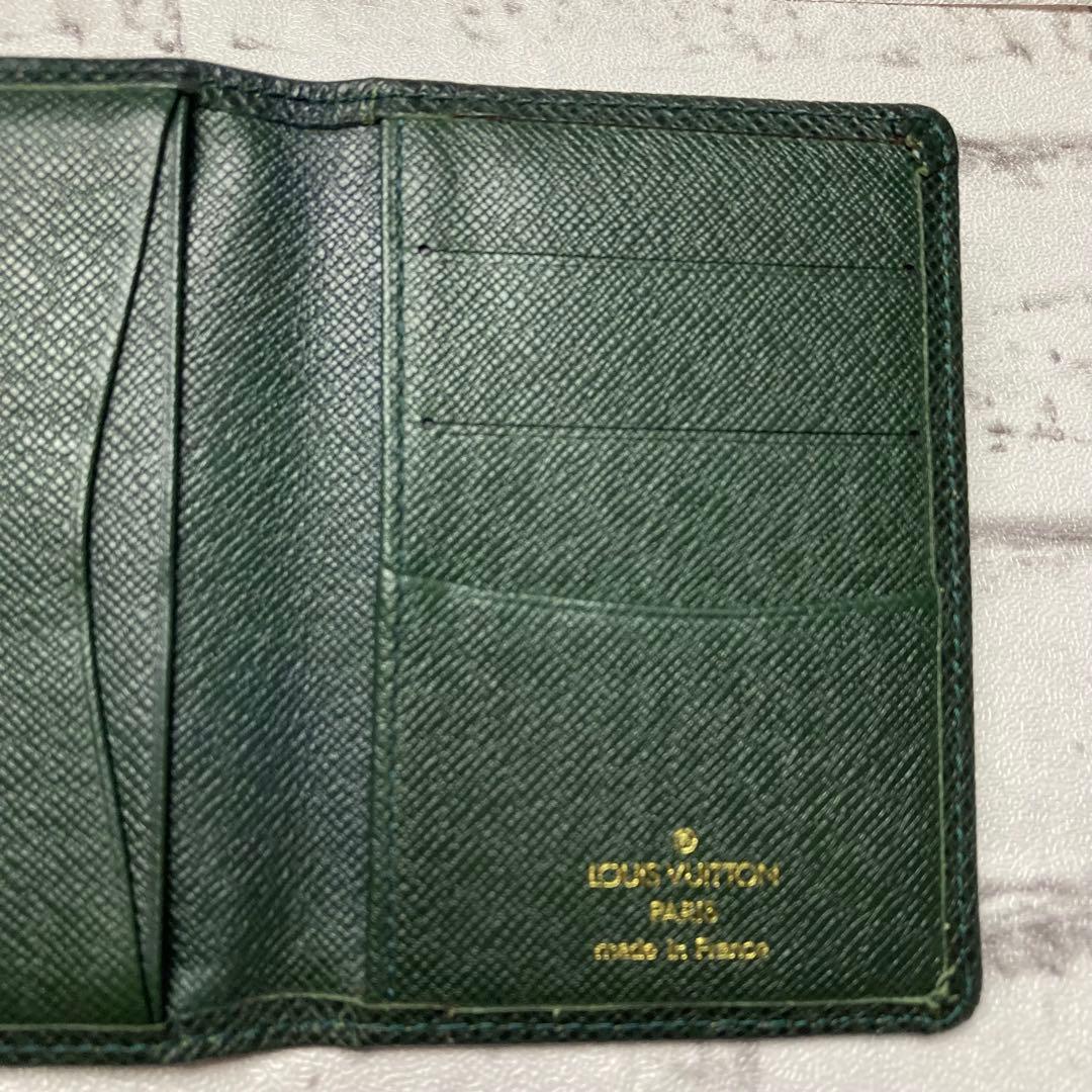 ルイヴィトン☆名刺入れ　カーキ　カードケース　オーガナイザー ドゥ ポッシュ