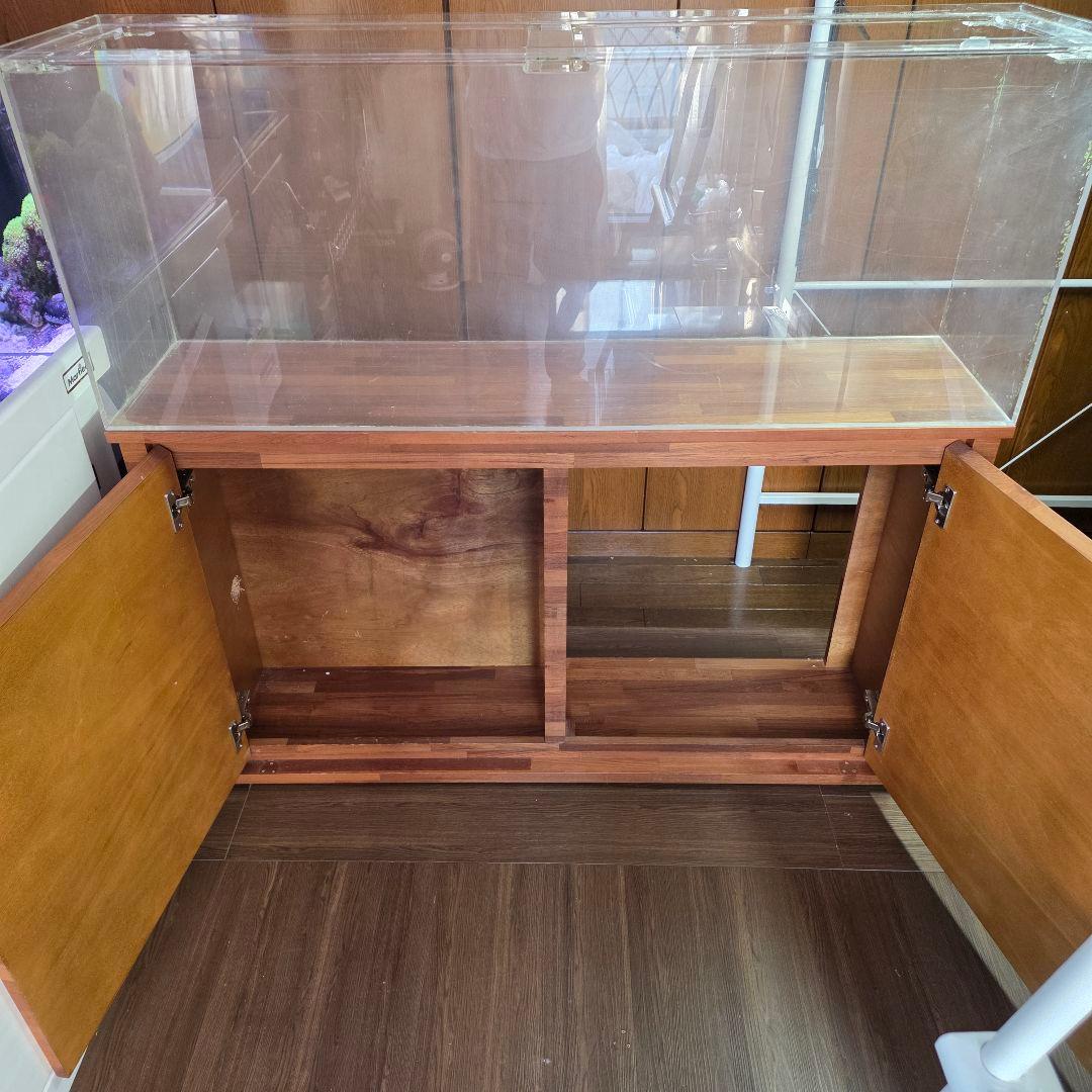 ステージア　ウッドキャビ　 1200　アクリル水槽　セット　キャビネット
