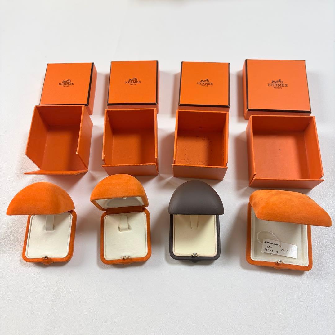 エルメス　リングケース　アクセサリー入れ　空箱　4個セット