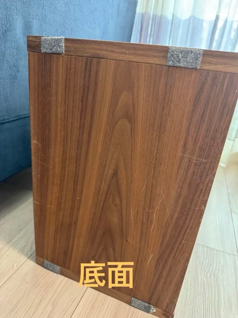 【無印良品】スタッキングシェルフ 2段×1列 ウォールナット