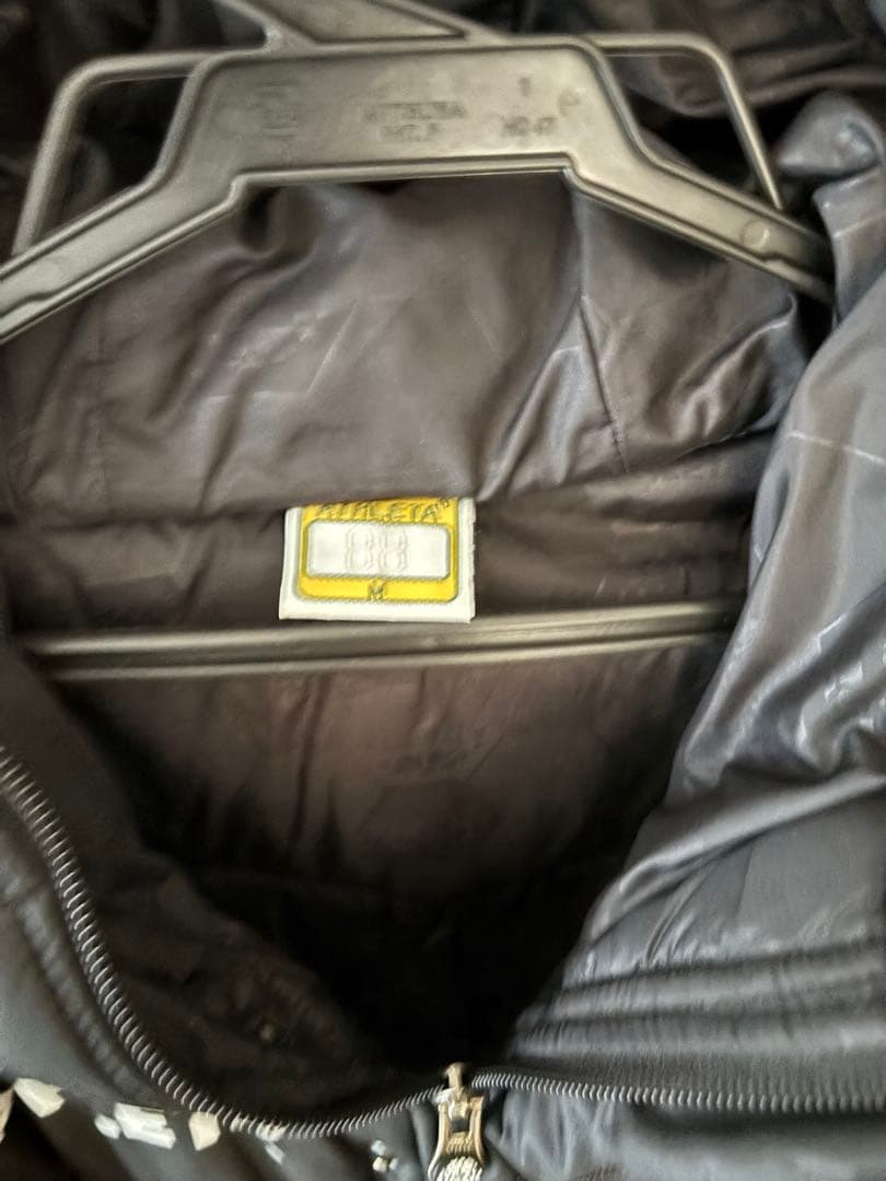 ATHLETA アスレタ ベンチコート ロング ダウン M ブラック 防寒