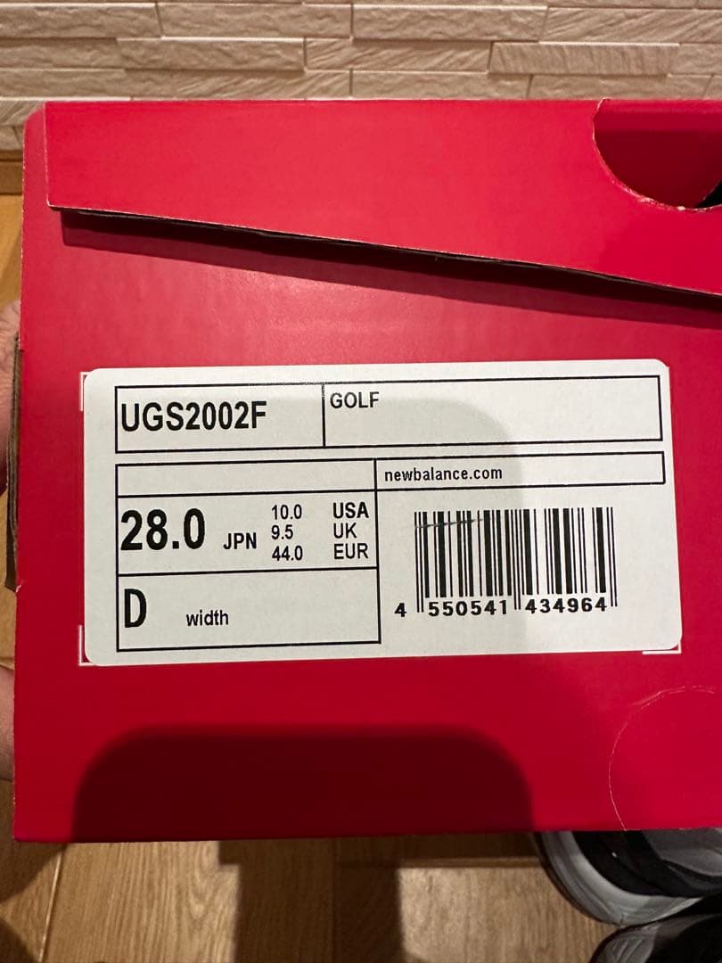 新品未使用　new balanceニューバランス　2002 ゴルフシューズ　28