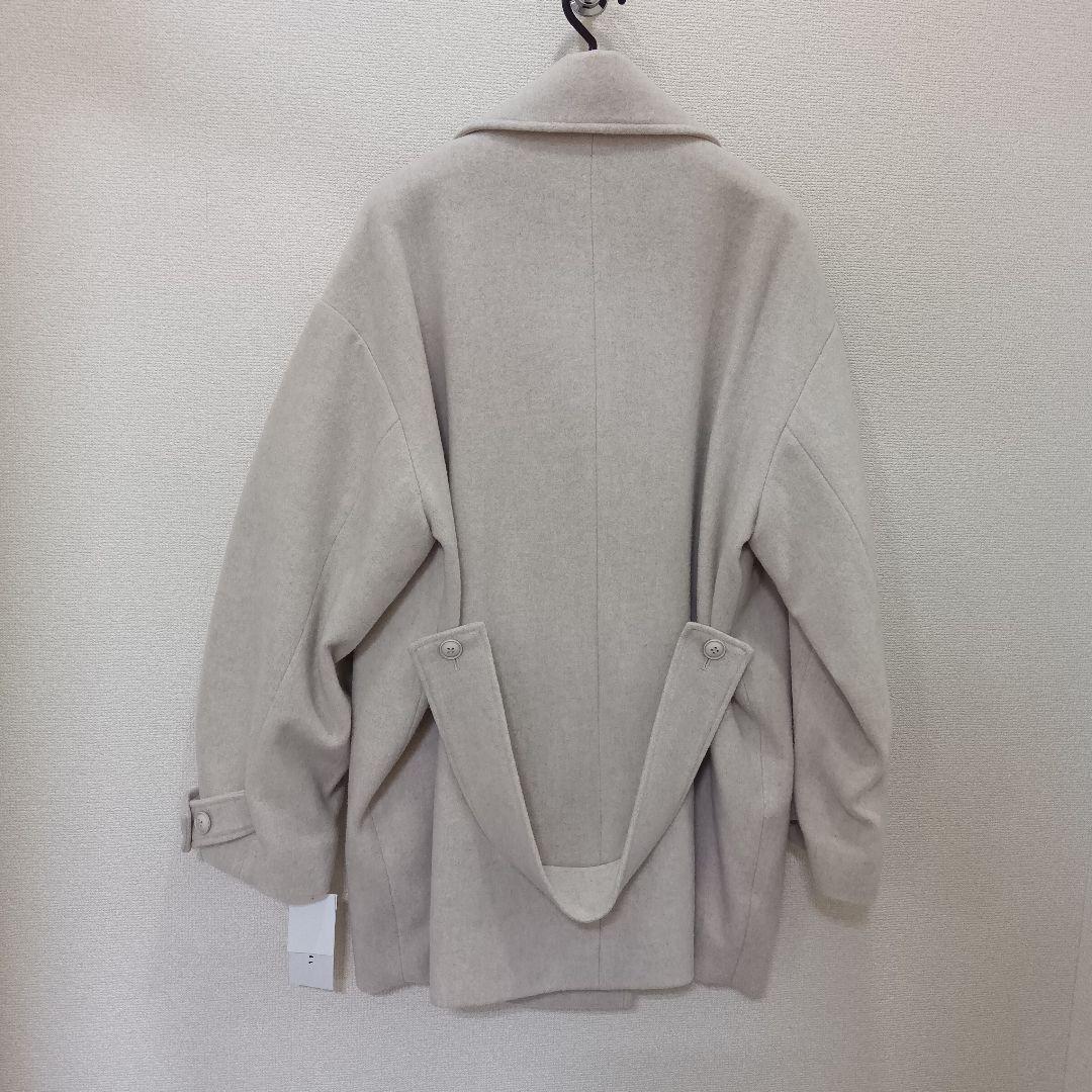 Mal. 新品タグ付 シニカル コクーン コート オフホワイト フリーサイズ