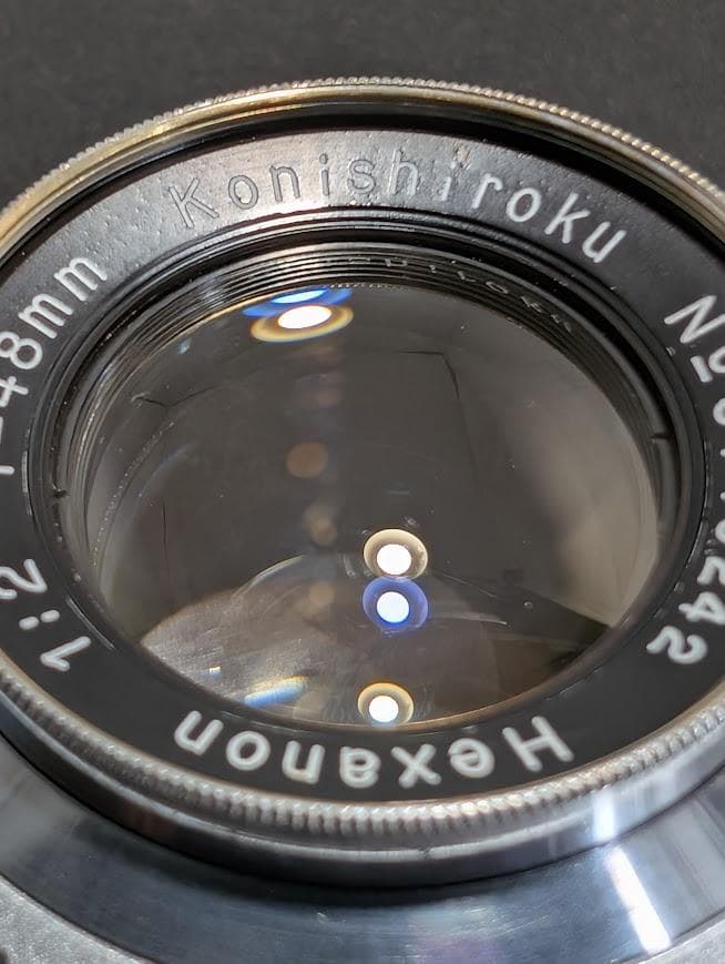 【完動品】KONICA ⅢA 48mm F/2 レンジファインダーフィルムカメラ