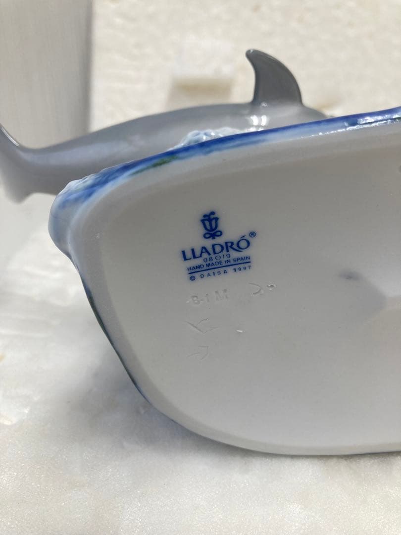 極美品‼️ LLADRO リヤドロ イルカの親子