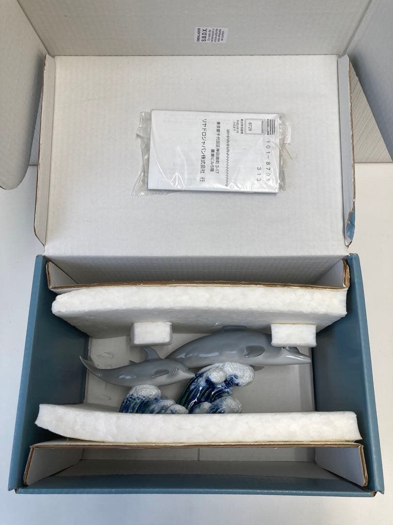 極美品‼️ LLADRO リヤドロ イルカの親子