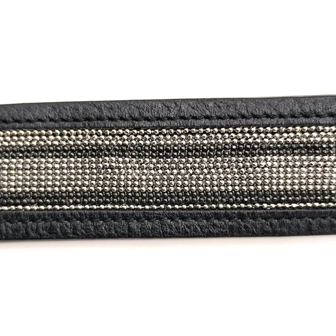 希少！極美品！ブルネロクチネリ モニーレ装飾 レディースベルト ブラック