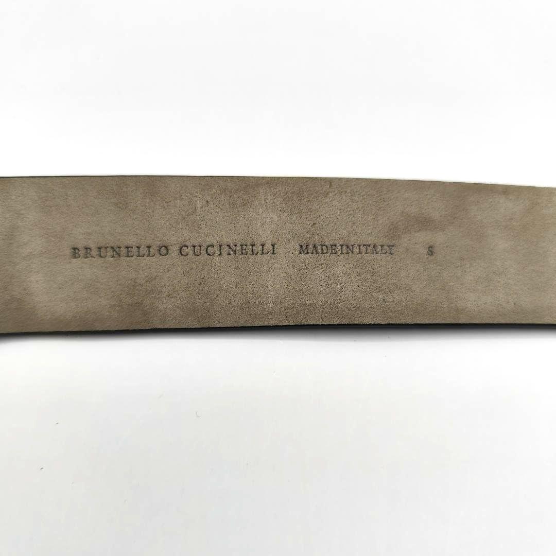 希少！極美品！ブルネロクチネリ モニーレ装飾 レディースベルト ブラック