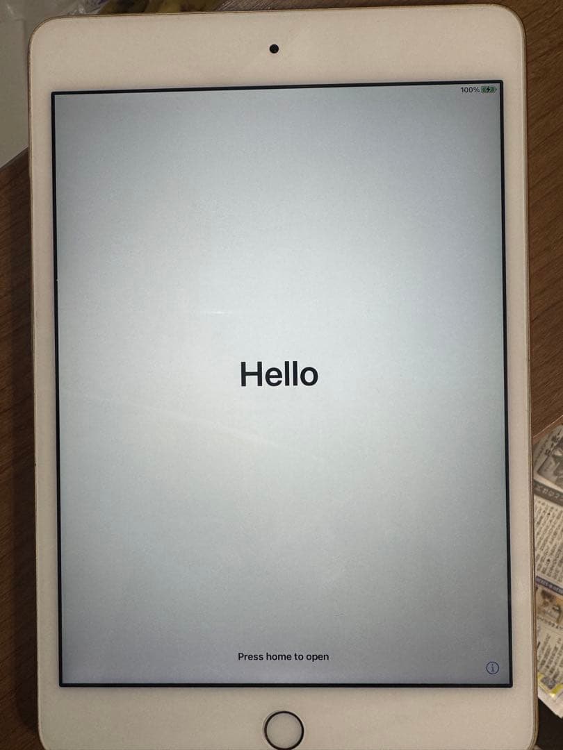 iPad mini 4 64gb Wi-Fi ゴールド箱付き