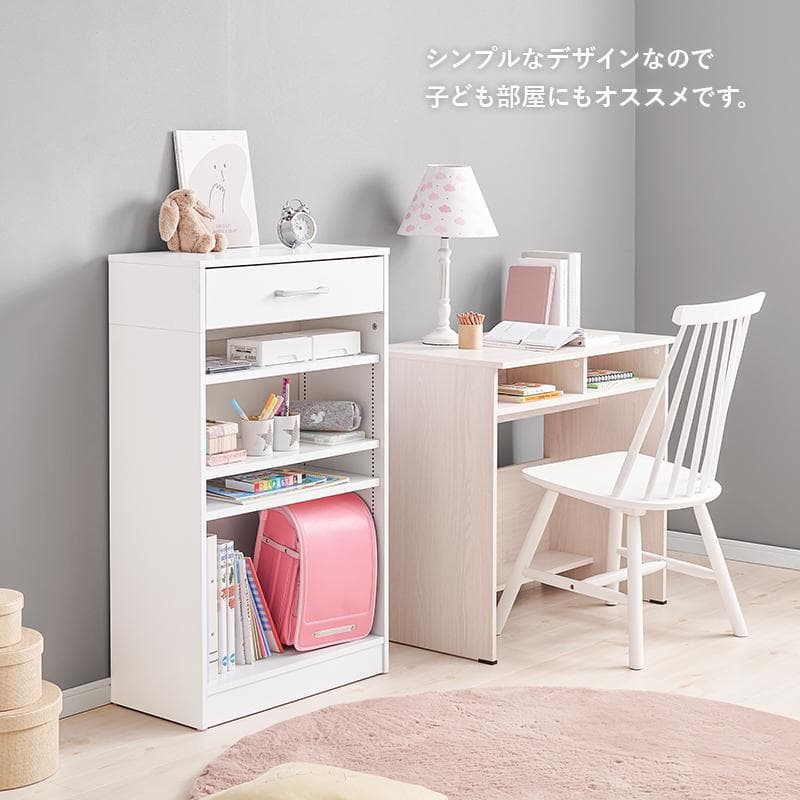 【幅60cm】本棚 薄型 スリム シンプル おしゃれ ブックラック【ナチュラル】