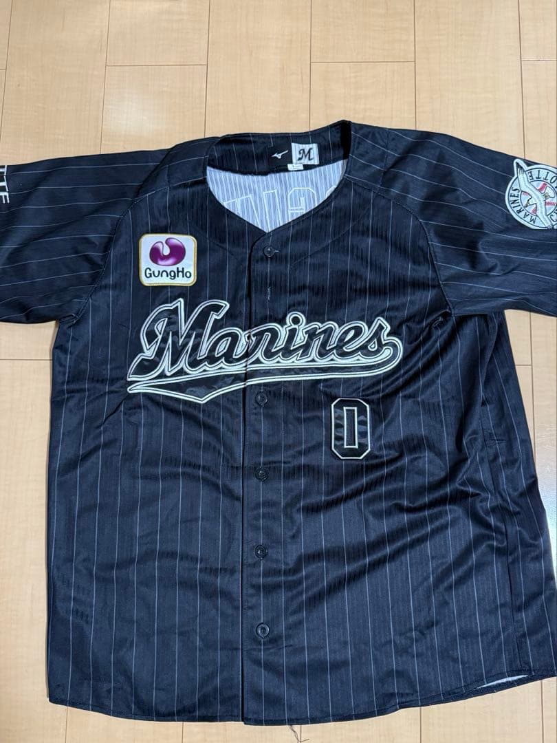 千葉ロッテマリーンズT.OGINO Marines ユニフォーム 黒