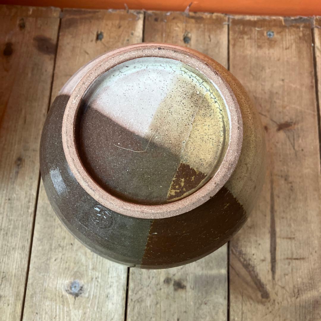 C-壁 茶道具 昇丈作 水指 茶道 陶器 陶磁器 工芸品 美術品 骨董 古道具和