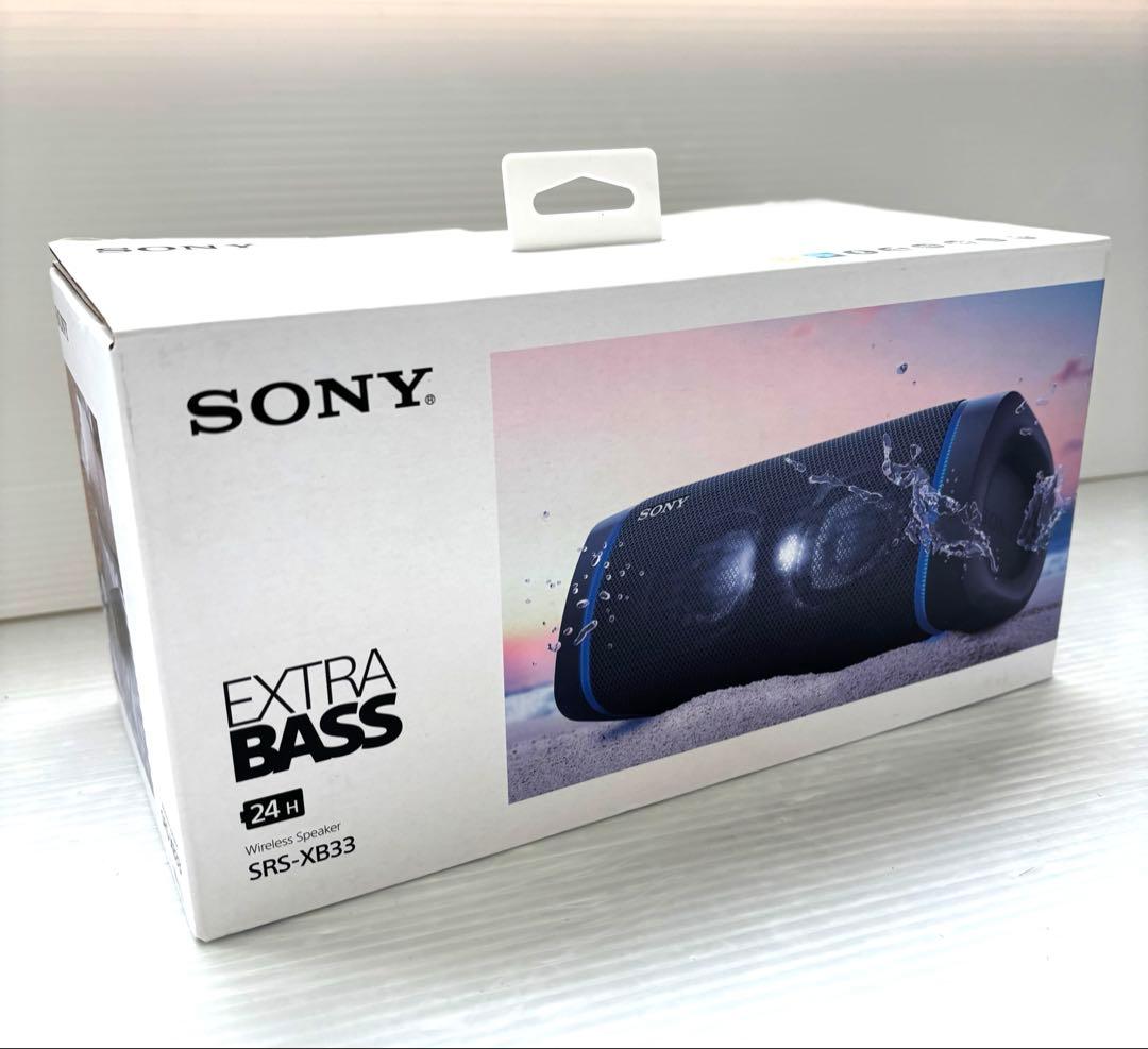 新品展示品　ソニー ワイヤレスポータブルスピーカー SRS-XB33 BC