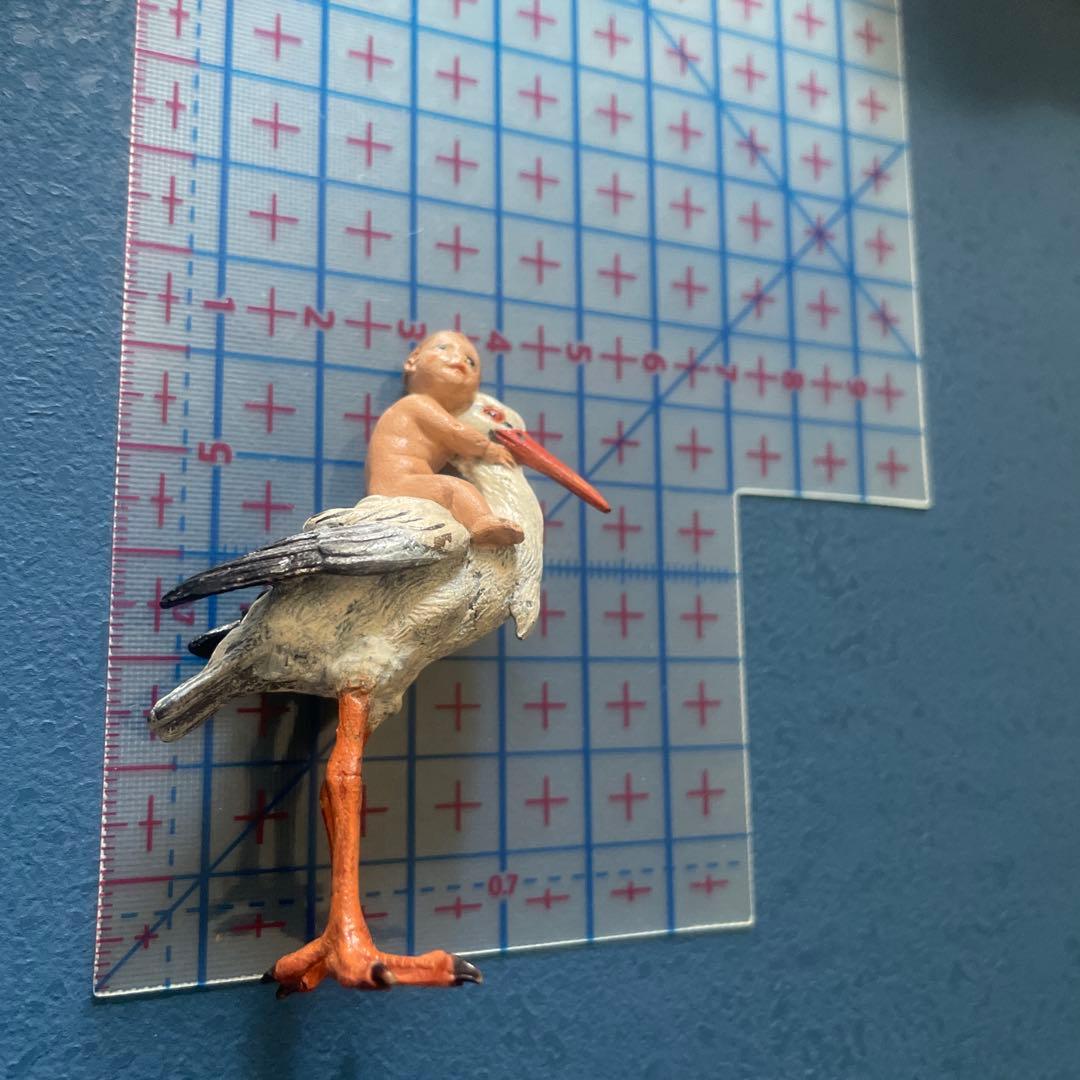 コウノトリ　ヴィエナブロンズ　vienna bronzes