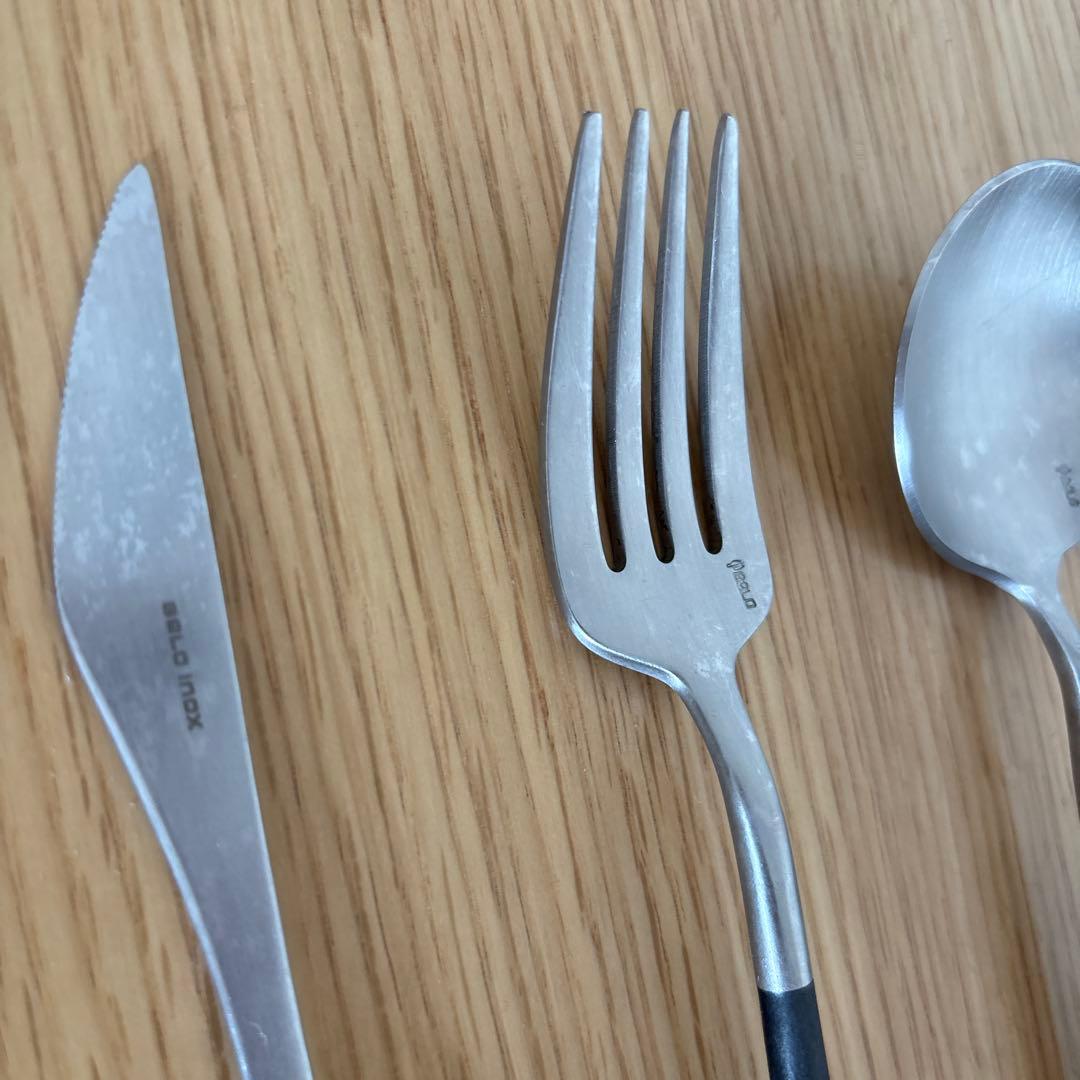 【ひつじ&アルパカ様】BELO INOX POLA カトラリーセット