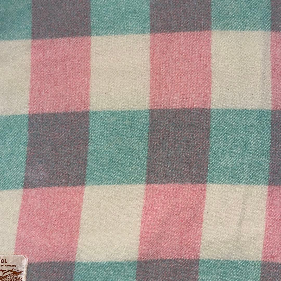 p*o様 ウェルシュ　ブランケット　アンティーク　岡尾美代子　ヴィンテージ　クウ