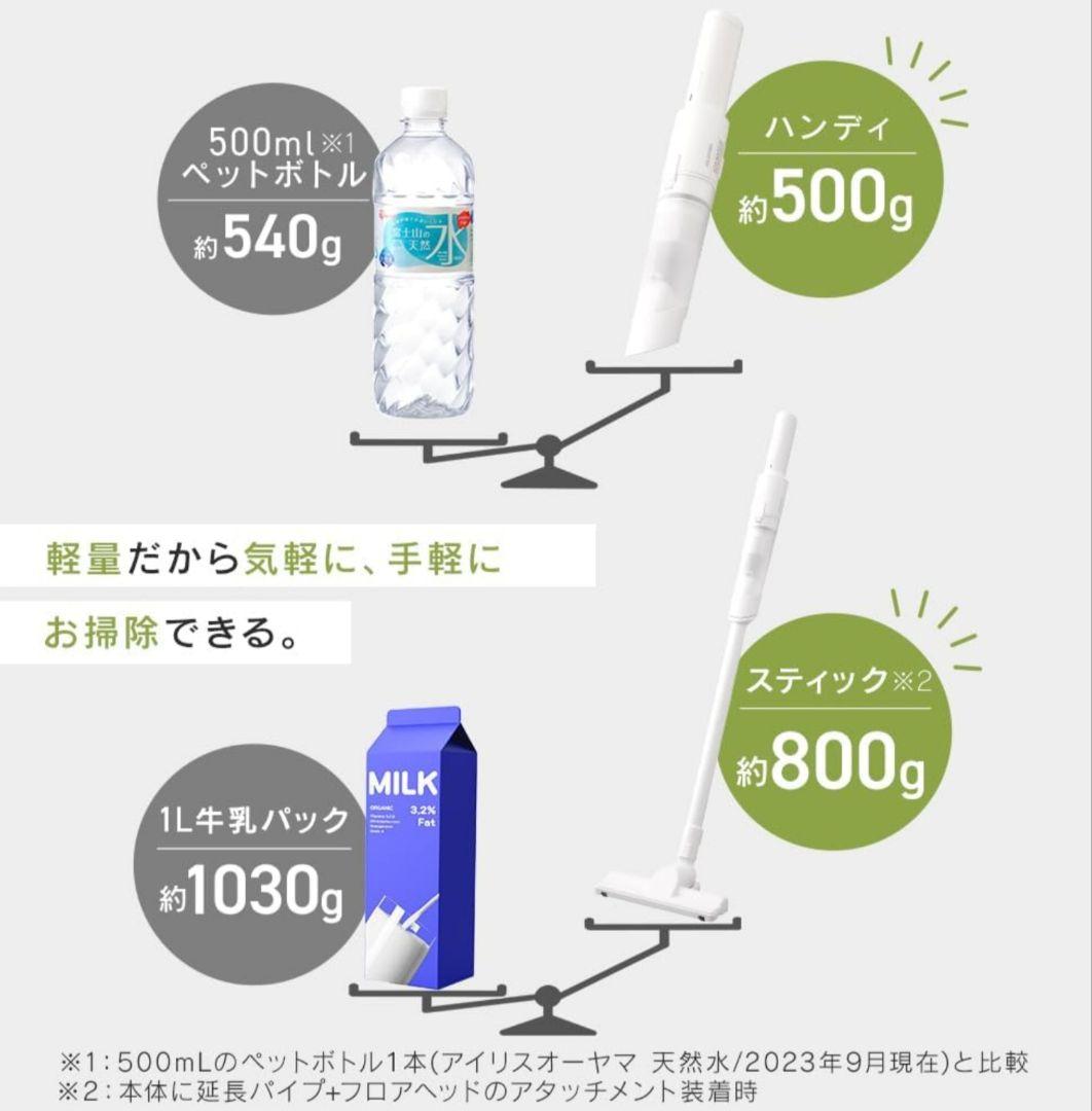 IRIS OHYAMA HCD-22M-W 掃除機本体 新品未開封