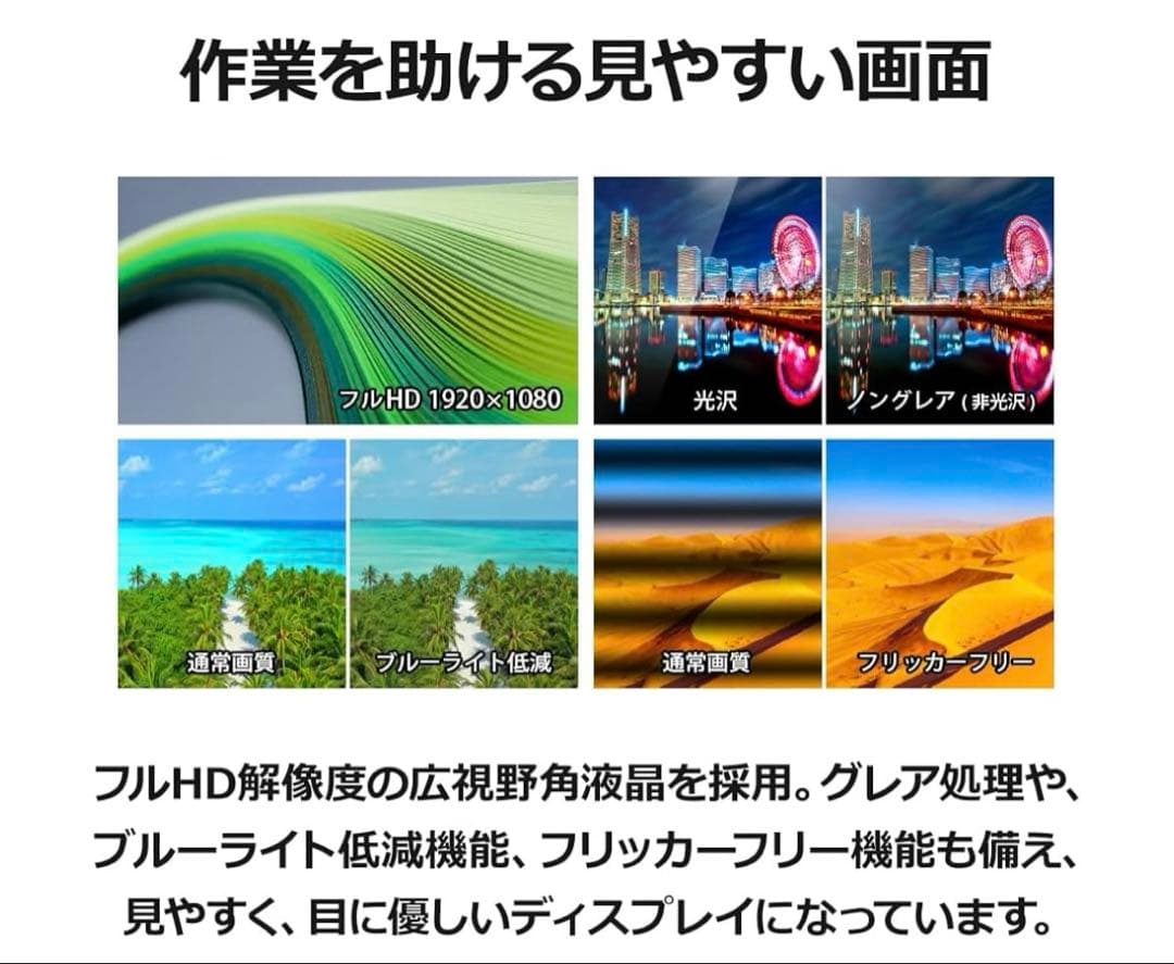 富士通 PCディスプレイ WMD24021BT