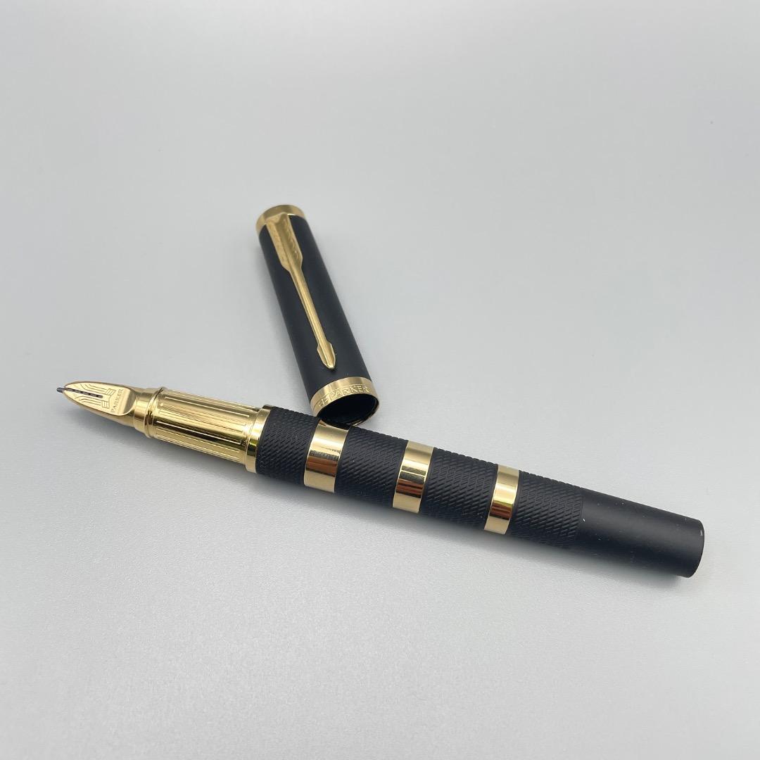 パーカー PARKER 万年筆 インジェニュイティ ブラックラバー&メタルGT