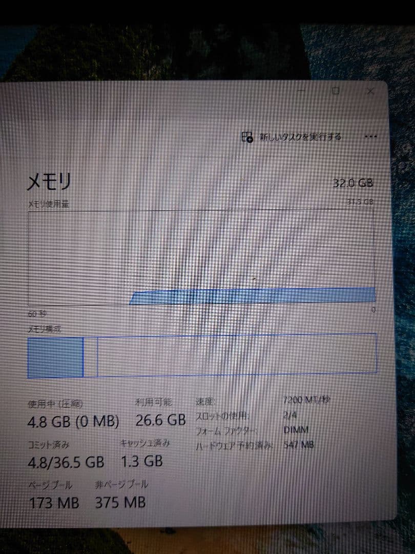 G.Skill 16GBx2枚 32GB DDR5 7200MHz