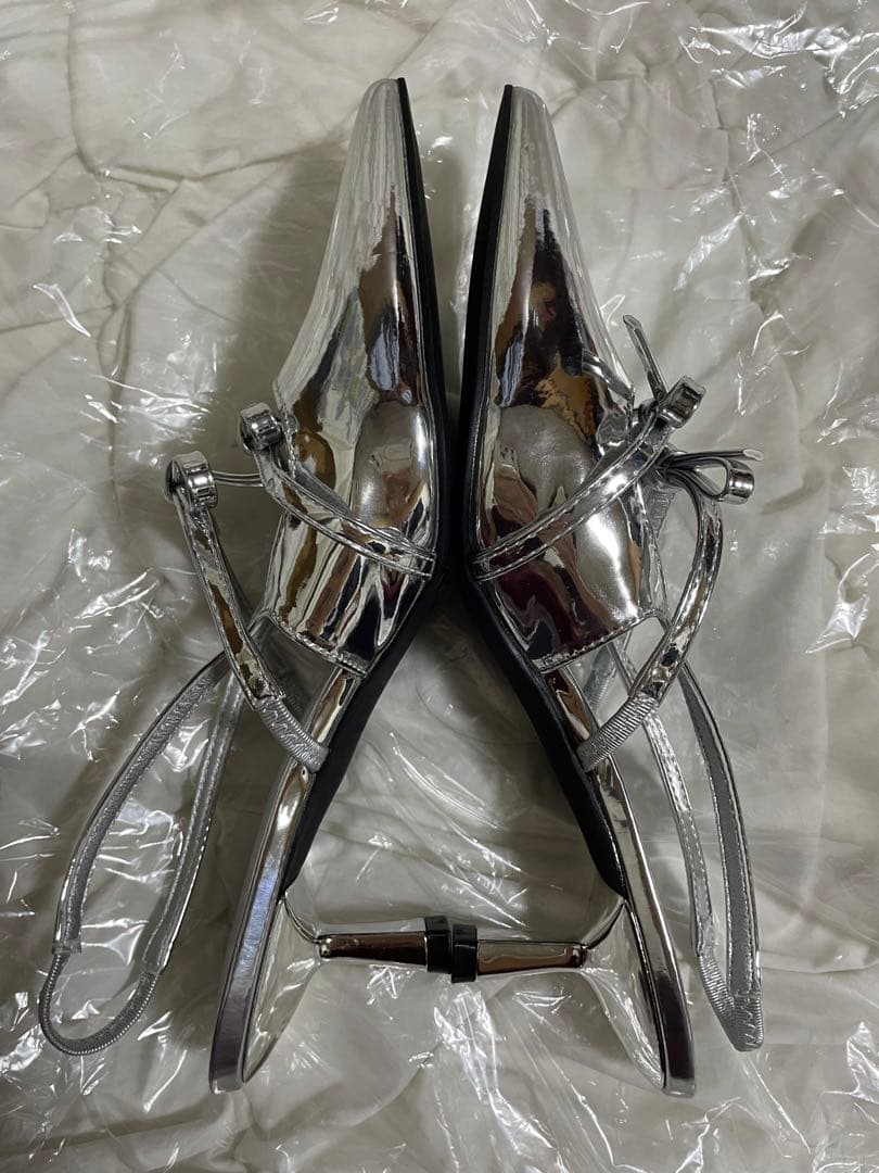 リボンディティールミュール　lily brown リリーブラウン　サンダル