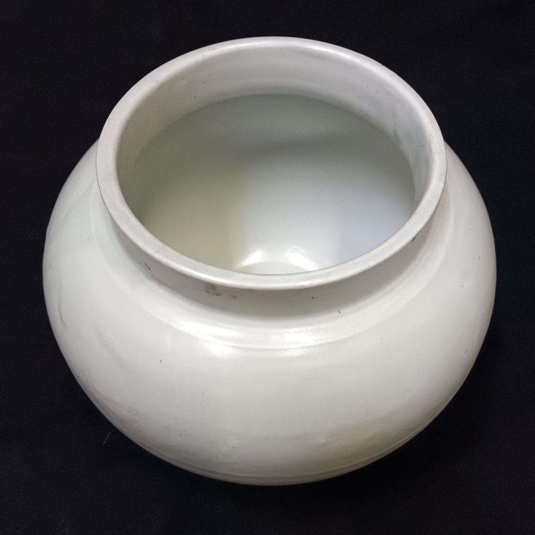 朝鮮白磁 丸型壺