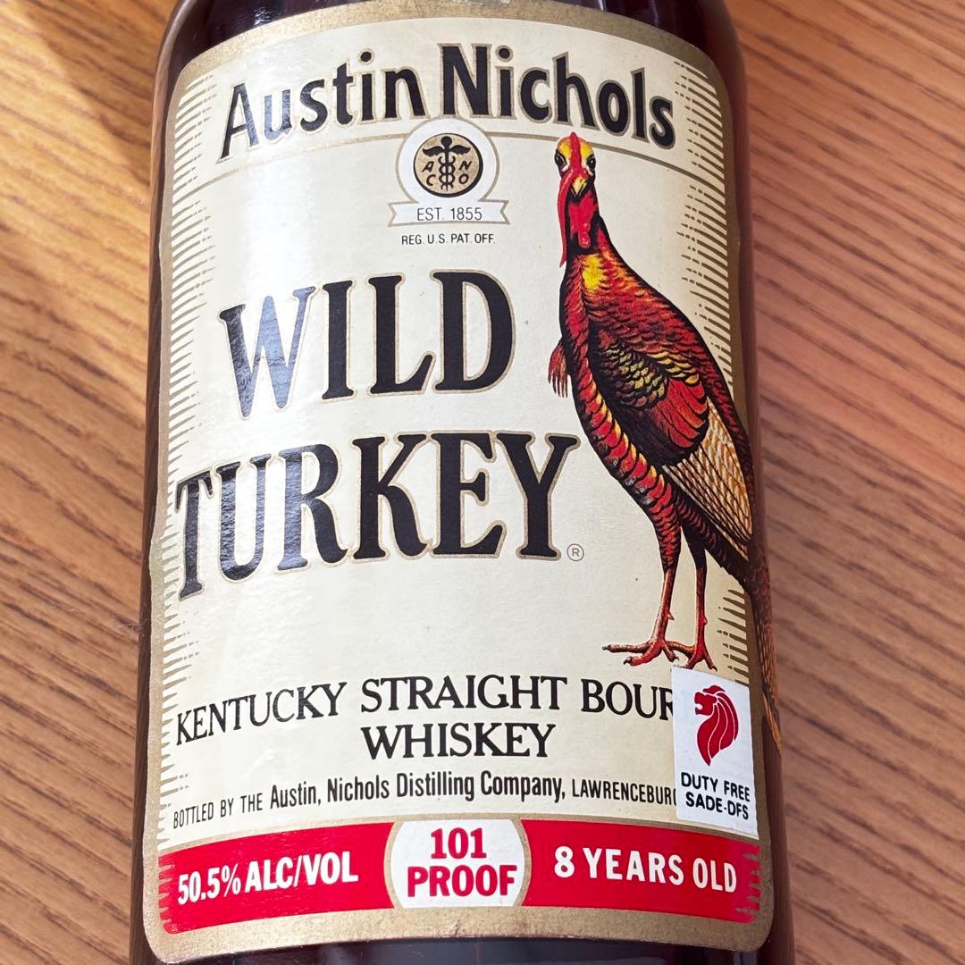 古酒 WILD TURKEY 101Proof 8YearsOld 1L 箱無し