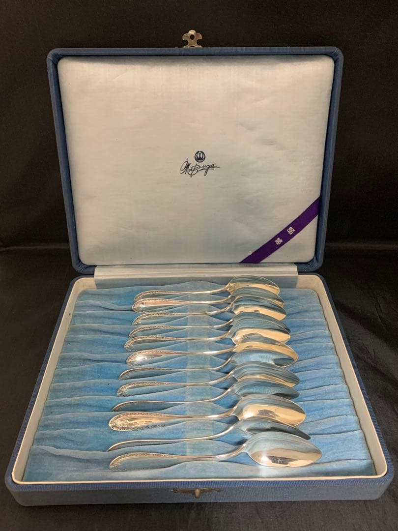 銀製 950刻印 スプーン 約198g 松屋