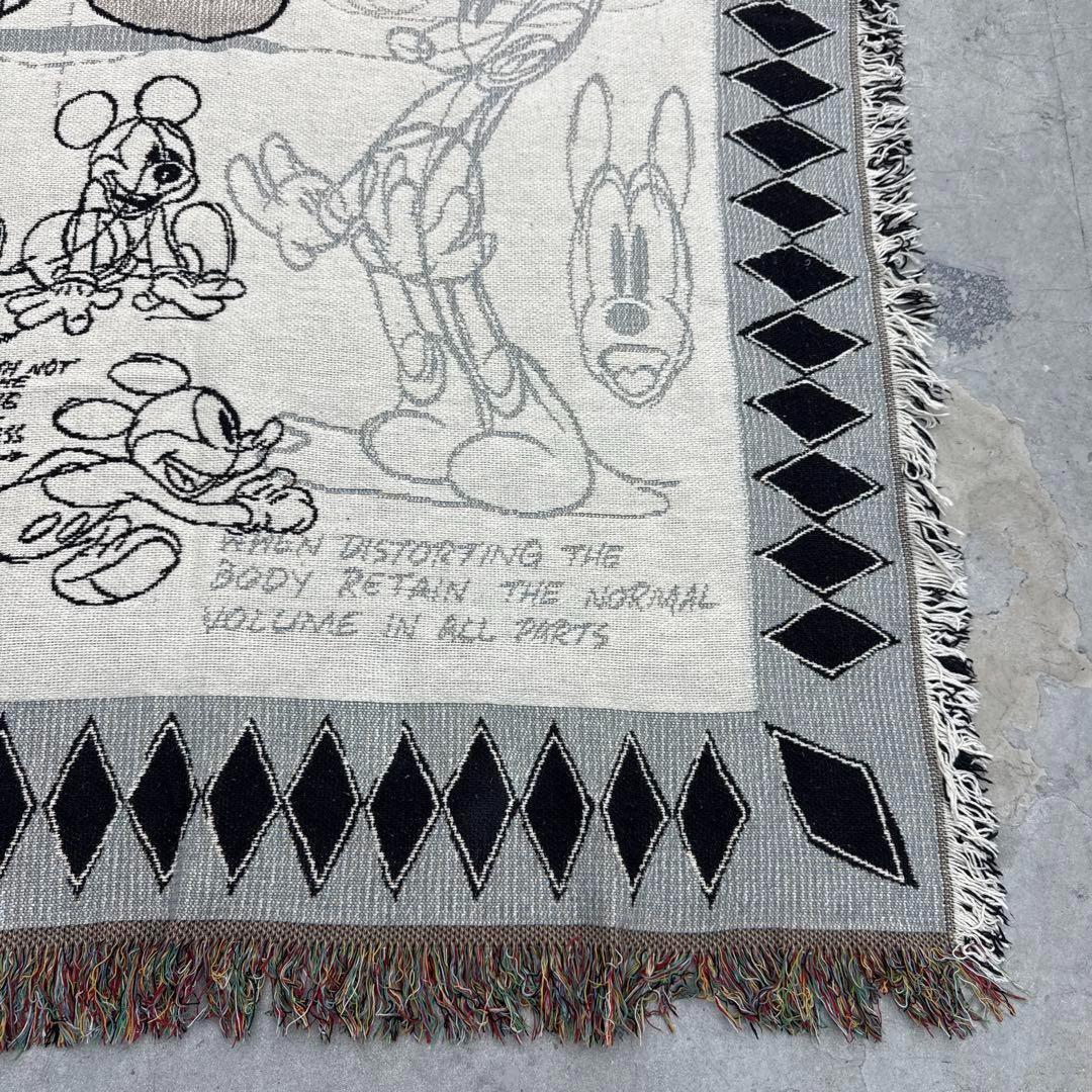 ディズニー　ミッキーマウス　マルチカバー　ソファーカバー　ラグ　155x113