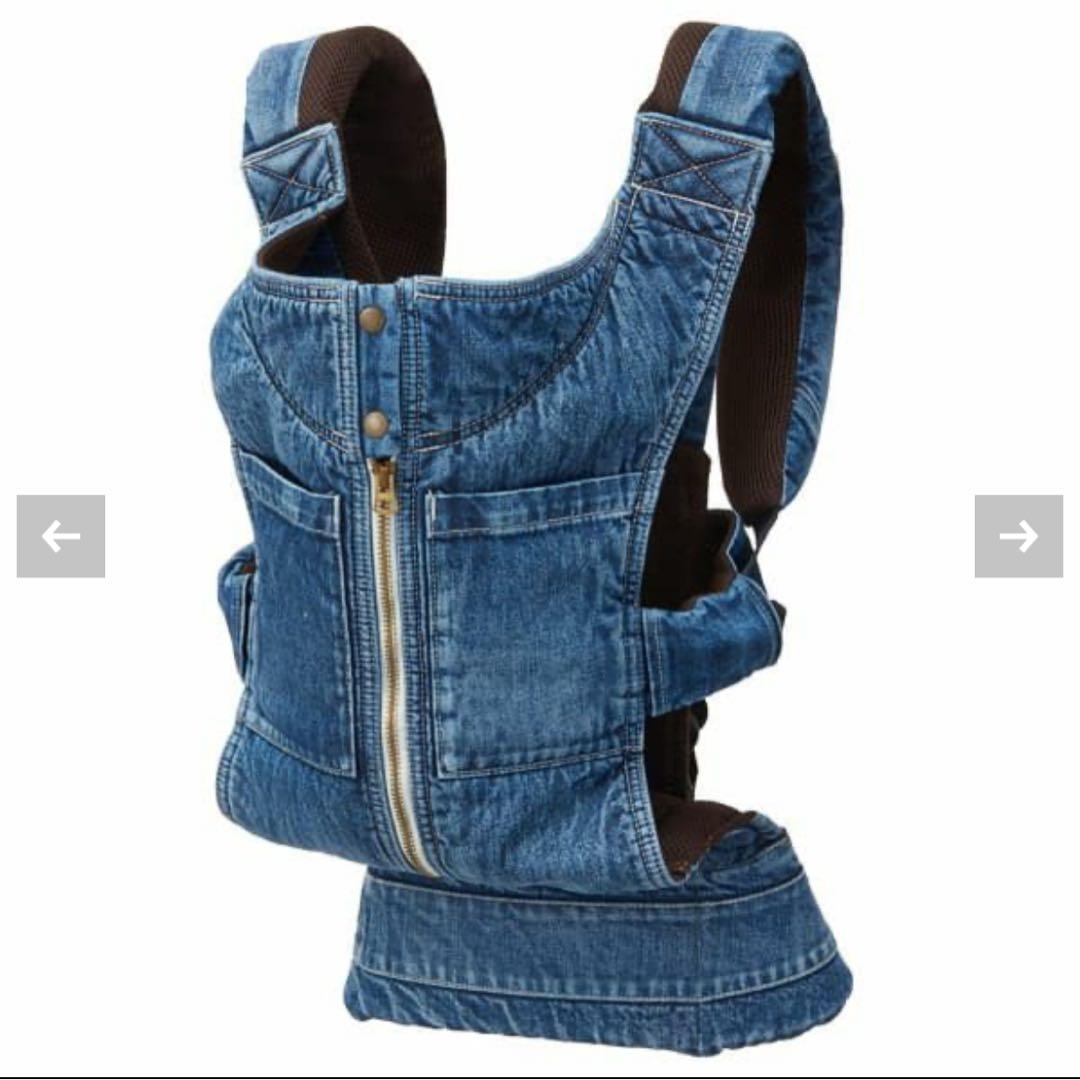 キューズベリー抱っこ紐　デニム BABY CARRIER 抱っこ紐