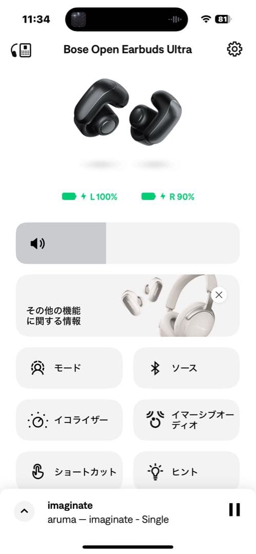イヤホン BOSE UItra Open Earbuds <No.866>