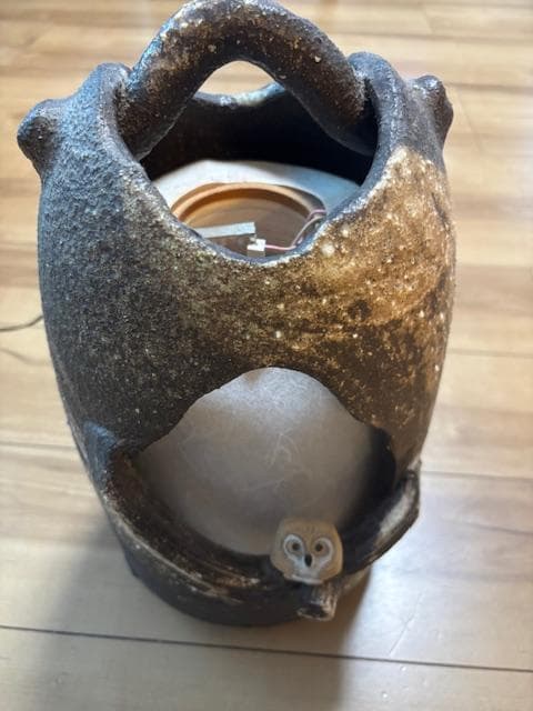 丸克製陶所　光触媒空気清浄機　信楽焼