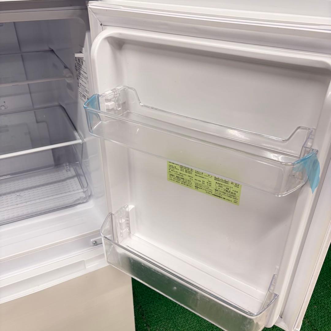 653 関東　SHARP 冷蔵庫　小型　一人暮らし　付け替えどっちもドア　清掃済