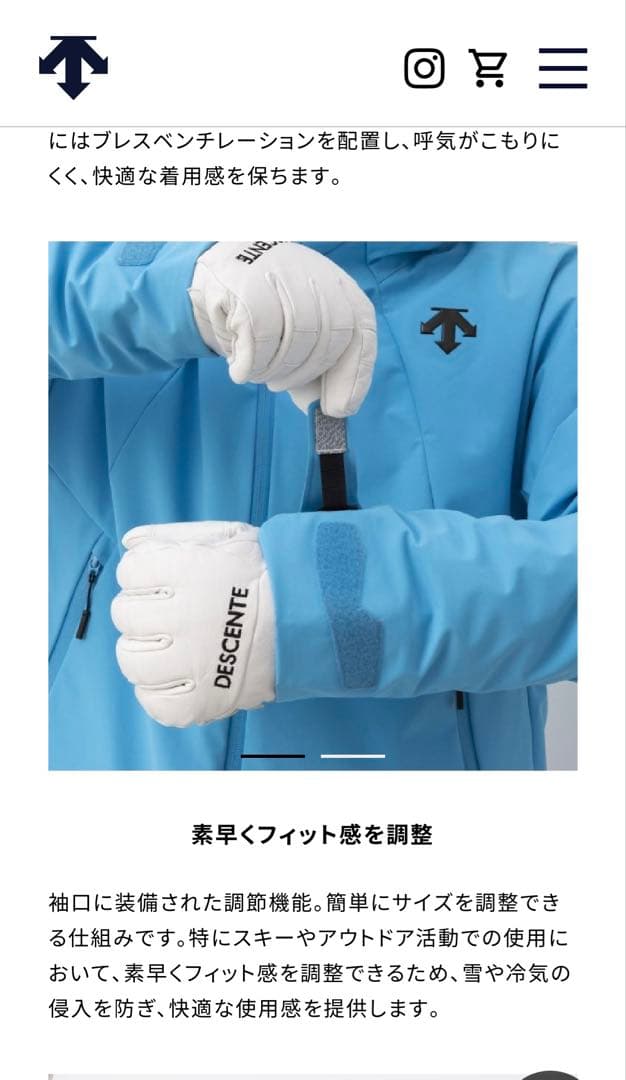 ほぼ未使用デサントDESCENTE 2025-2026 スキーウェア　Lサイズ