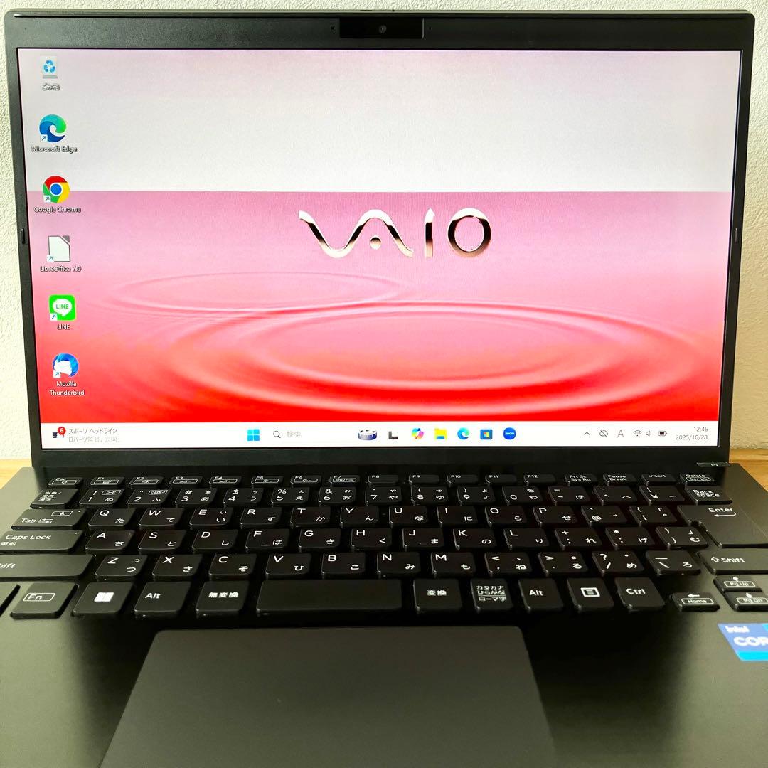 バッテリー良好/32G/VAIO/SSD/Windows11/黒/ノートパソコン