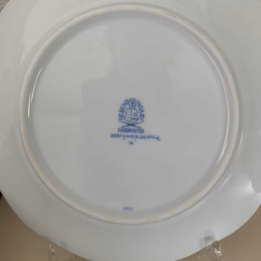 ヘレンド リボン　デザートプレート19cm ２枚セット♪