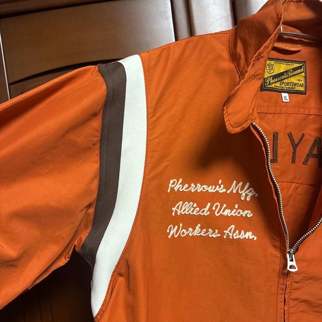 PHERROW'S フェローズ ナイロンジャケット レーシングジャケット XL