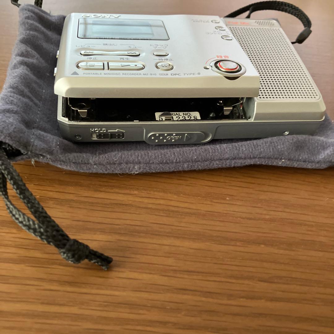SONY ポータブルミニディスクレコーダー MZ-B10 説明書付き
