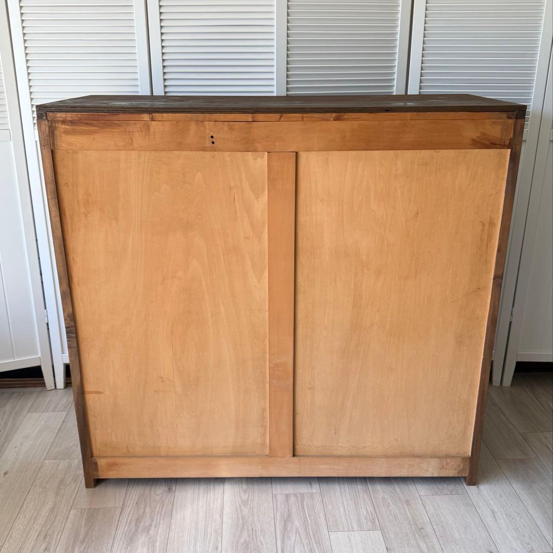 伝統工芸品 軽井沢彫 サイドボード アンティーク リメイク