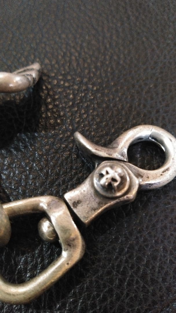 こ*ば様 THIRTEENDESIGNS ウイングスカルキーチェーン142g 9