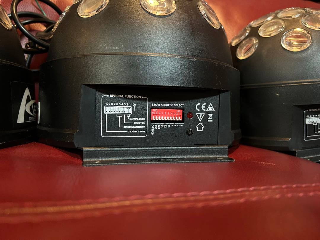 ASTRO　DMXRGBW　照明 ミラーボール ライト　　LED-256D 4個