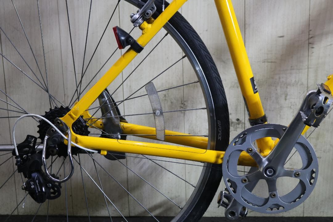 あさひ製WEEKEND アルミ 700C シマノ7速 460mm YELLOW