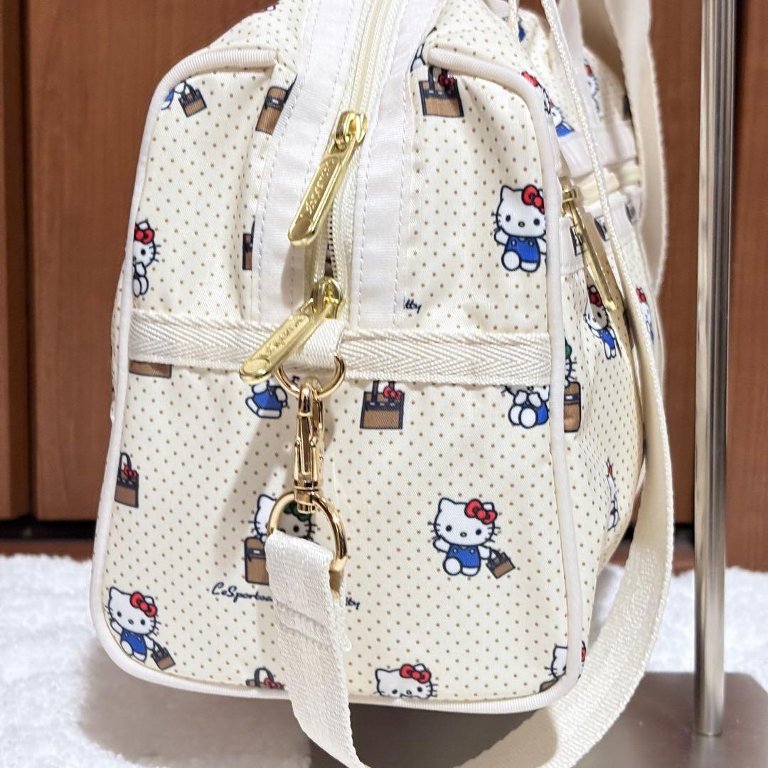 レスポートサック2way ショルダーボストンバッグハローキティ50周年