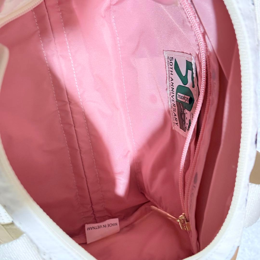 レスポートサック2way ショルダーボストンバッグハローキティ50周年