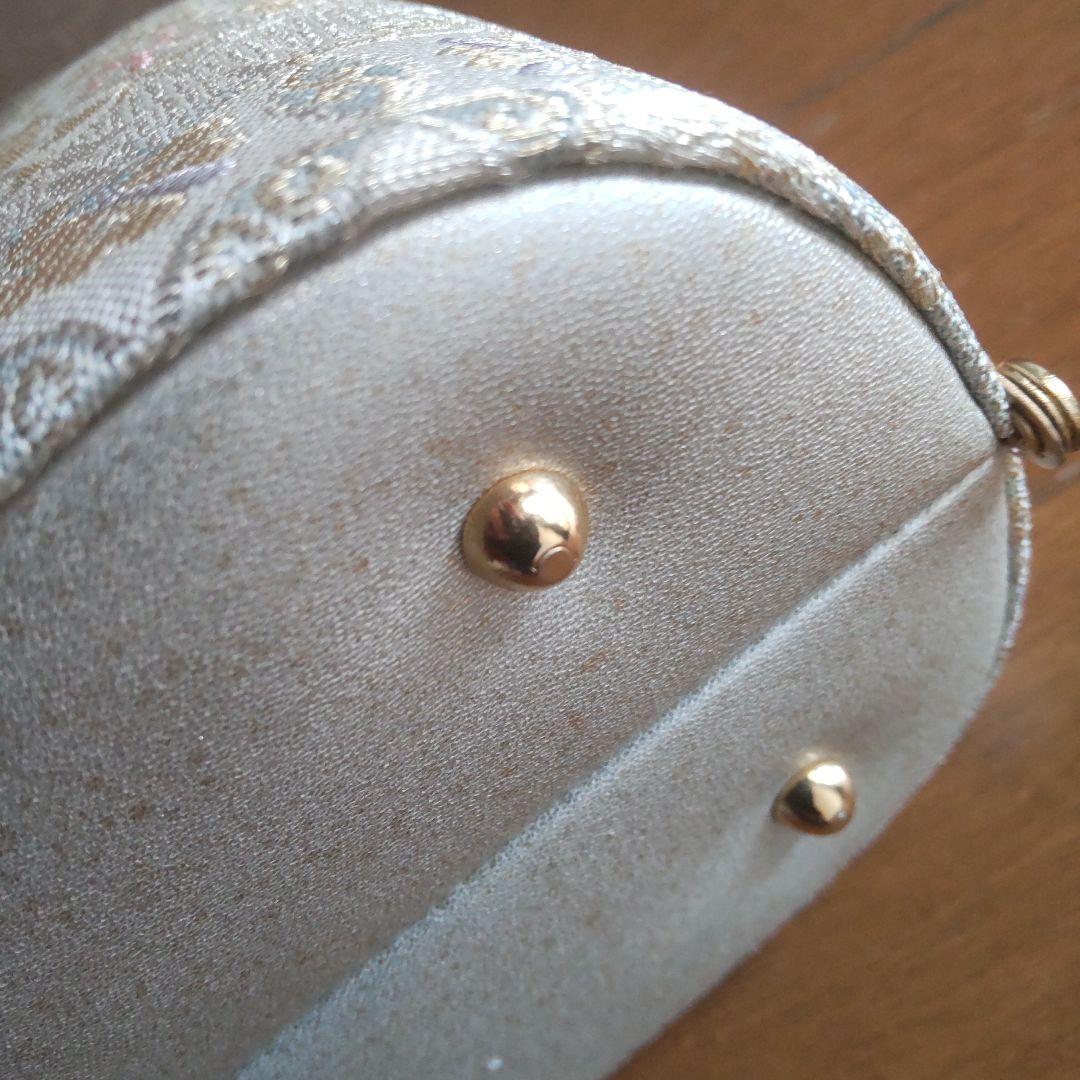 草履 バッグ セット 紗織 Lサイズ シルバー系